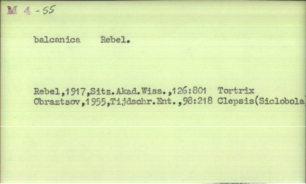 front of card
